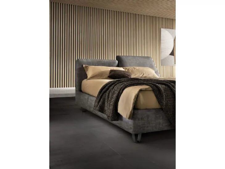 Letto con box contenitore imbottito Bside modello FORM