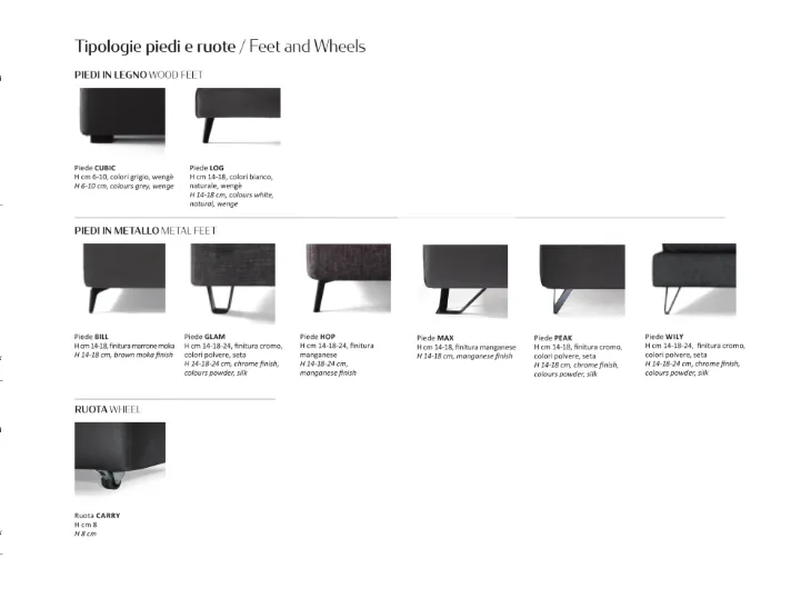 Letto con box contenitore imbottito Bside modello FORM