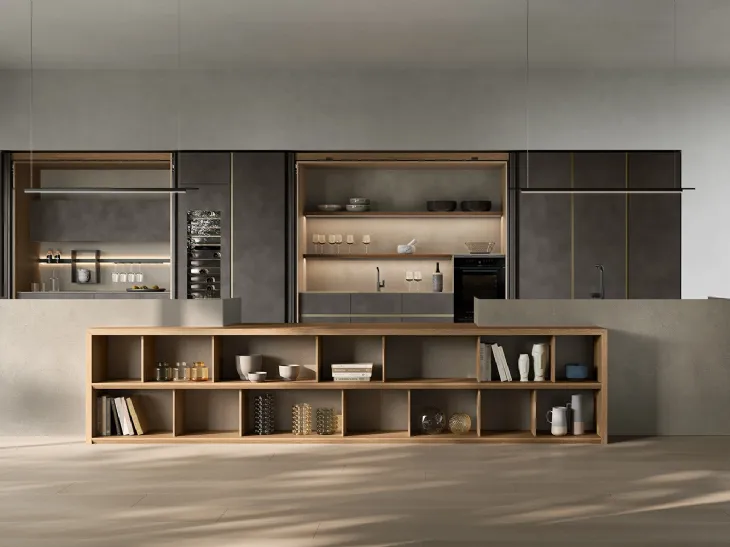 Cucina Design con isola Kate 03 di Zecchinon Cucine